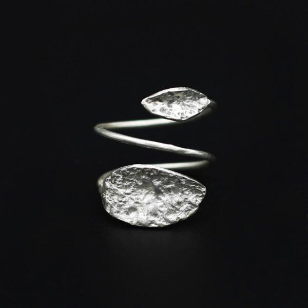 Anillo de plata Espiral