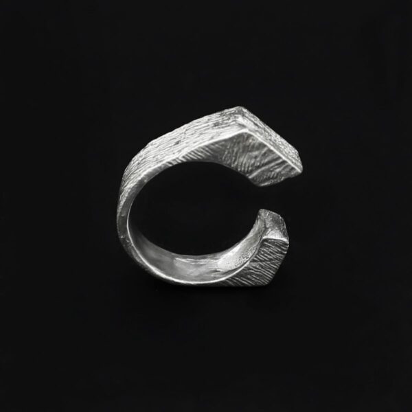 Anillo de plata Geo