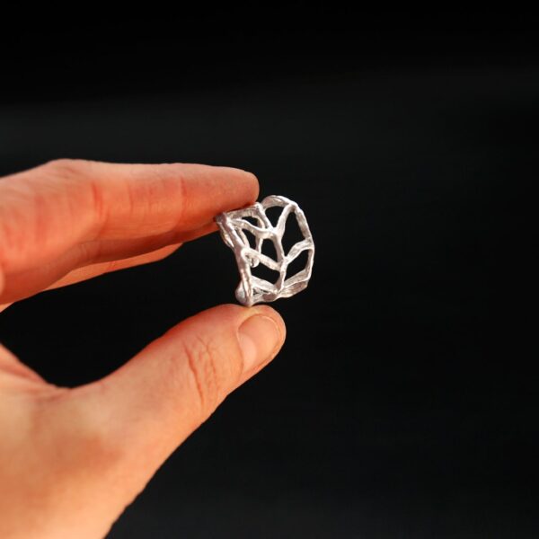 Anillo de plata Nespola