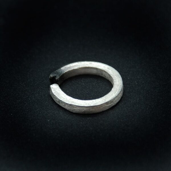 Anillo de plata Cerilla