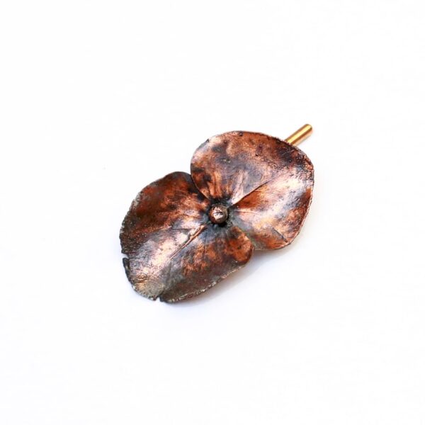 Broche de cobre Eucalyptus