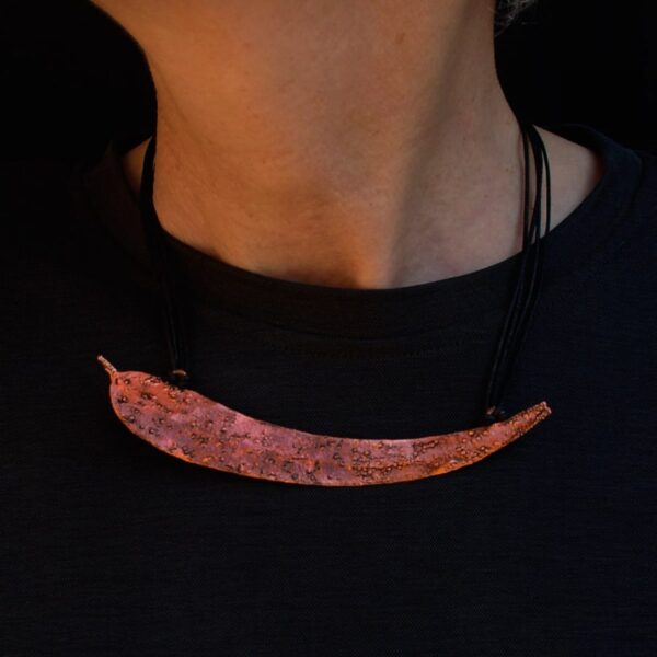 Collar de cobre Eucalipto