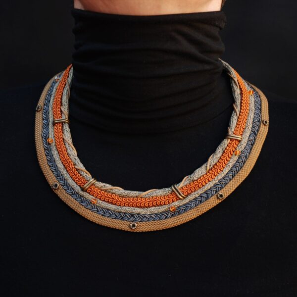 Collar étnico de cordones Himba