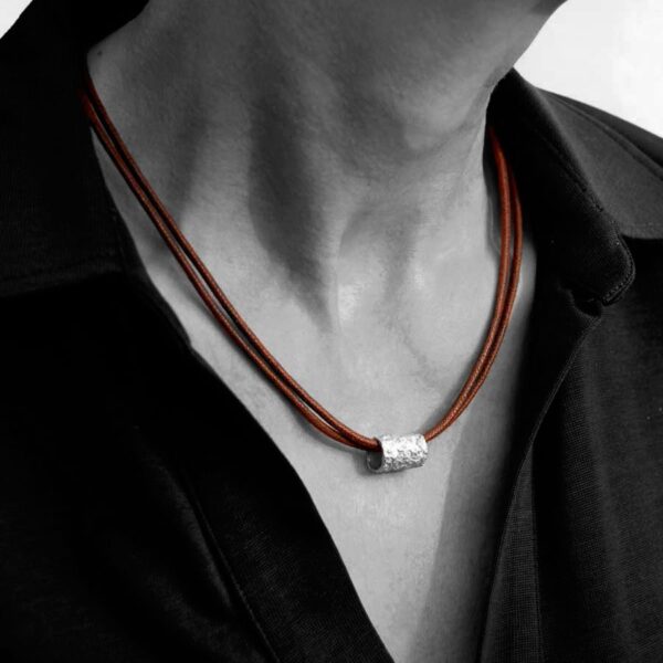 Collar cordón y plata Pilar