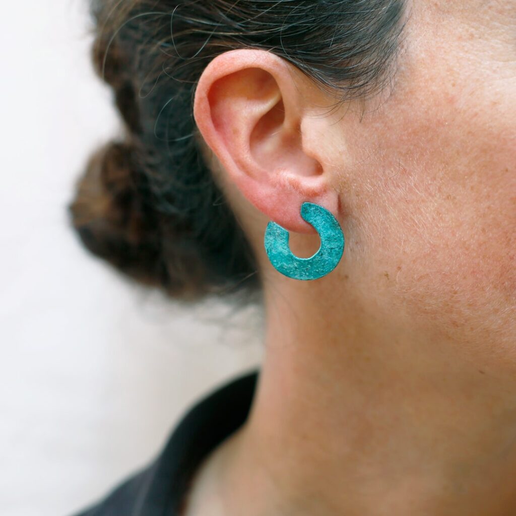 pendientes verdes