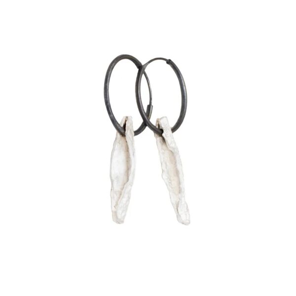 Pendientes de plata Canoa
