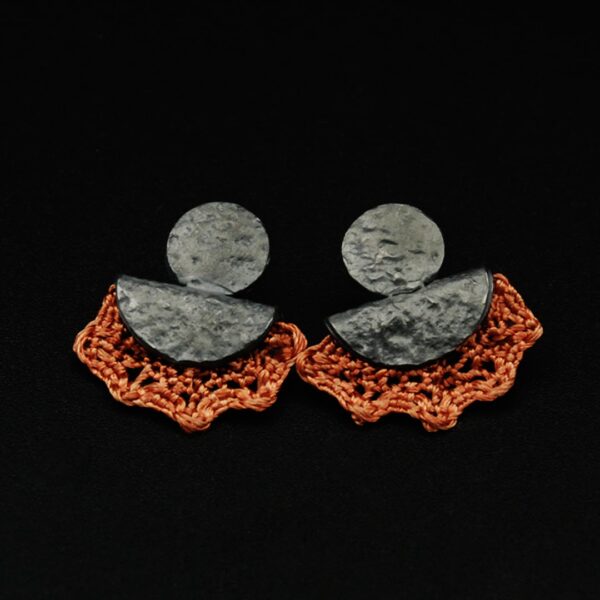Pendientes de plata Fustam