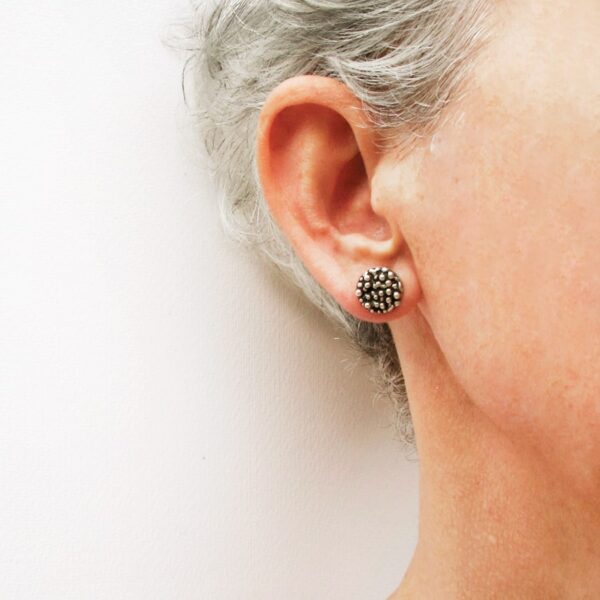 Pendientes de plata Vesuvio