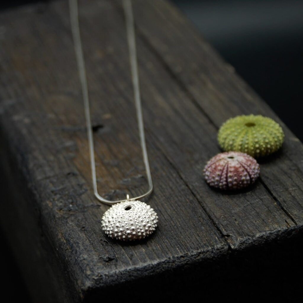 collar en plata hecho artesanalmente